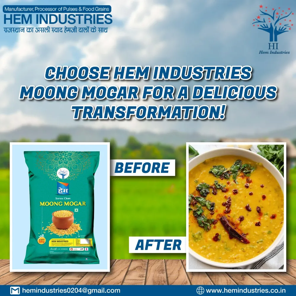 A delicious transformation with Hem Moong Mogar.
