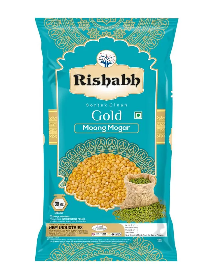 Rishabh Gold Moong Mogar pack
